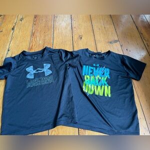2 under armour shirts size 6